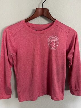 Heloha UPF 50+ Sun Shirt Pool Beach Swim “Buzzard Roost Boat Dock” Medium Kids